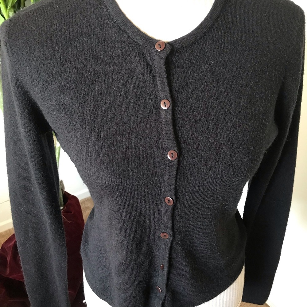 JAMIE SCOTT~Black Cardigan Size Medium